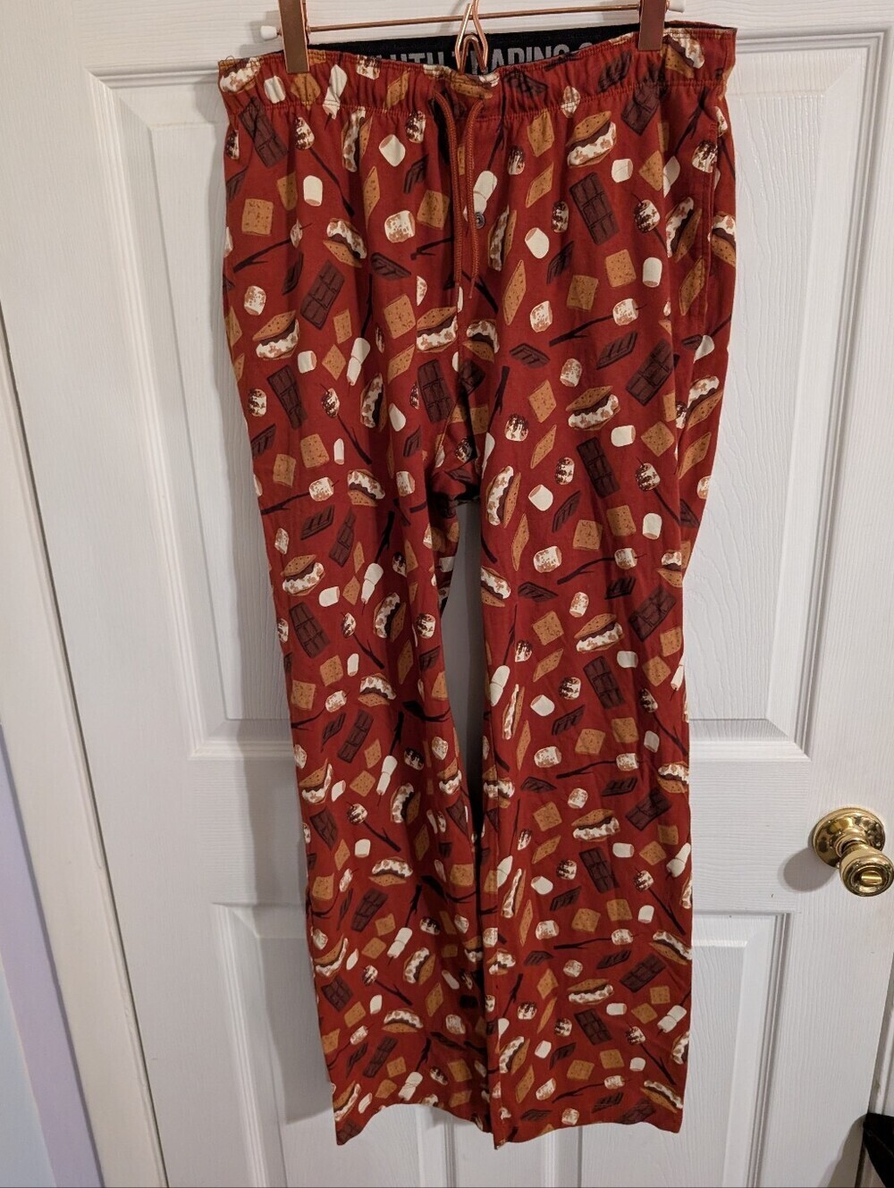 Duluth Trading Co Mens Pajama Pants Smores Lumber Jams Size Medium x 32